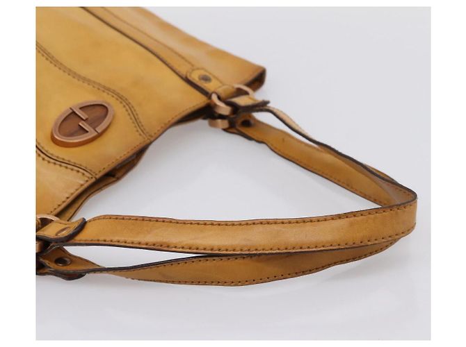Borsa Tote Christian Dior in pelle beige Auth 201982 - vista 7