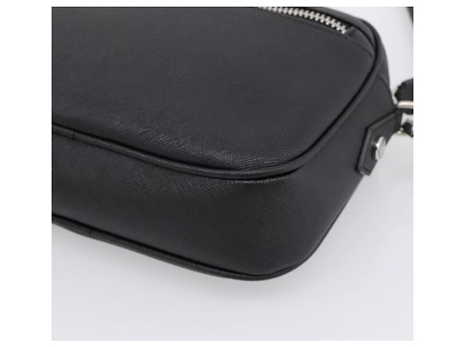 Borsa a tracolla Vivienne Westwood PVC Black Silver Auth am12513V Nero Argento - vista 16