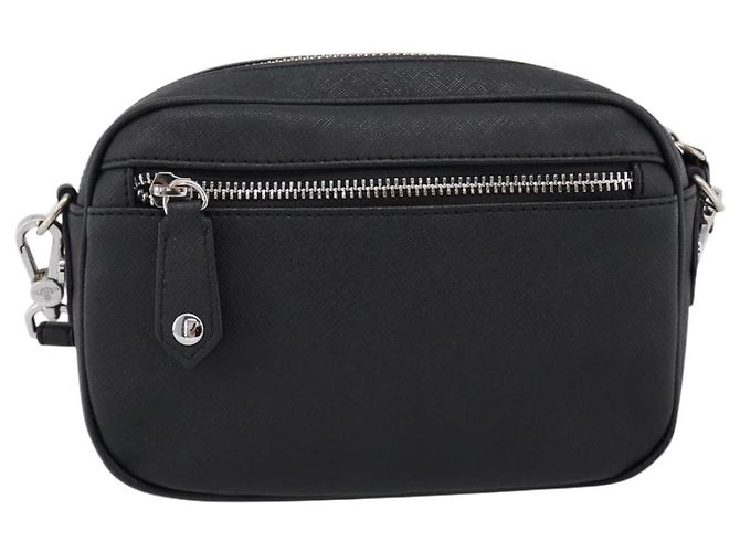 Borsa a tracolla Vivienne Westwood PVC Black Silver Auth am12513V Nero Argento - vista 2