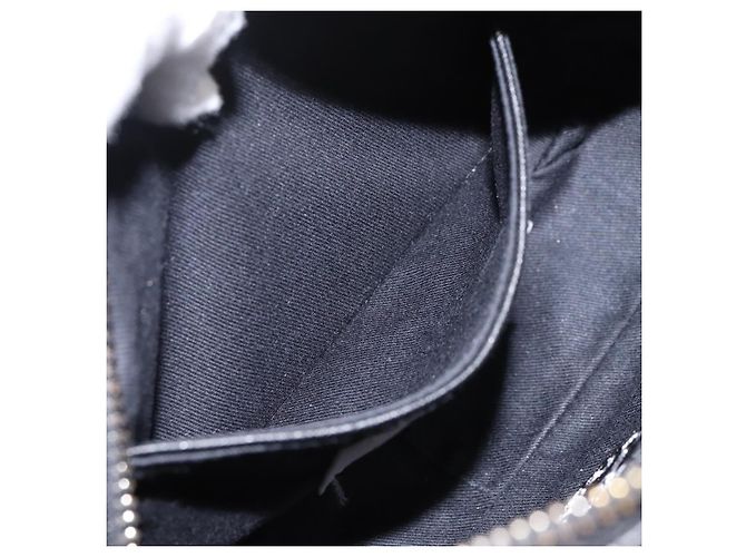 Borsa a tracolla Vivienne Westwood PVC Black Silver Auth am12513V Nero Argento - vista 21