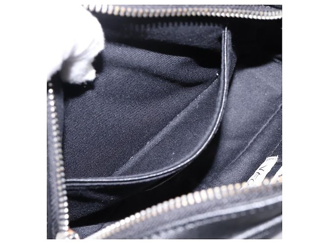 Borsa a tracolla Vivienne Westwood PVC Black Silver Auth am12513V Nero Argento - vista 22