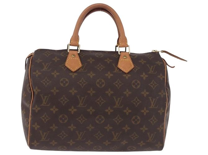 LOUIS VUITTON Monogram Speedy 30 Hand Bag M41526 LV Auth 200508SAV Monogramma - vista 13
