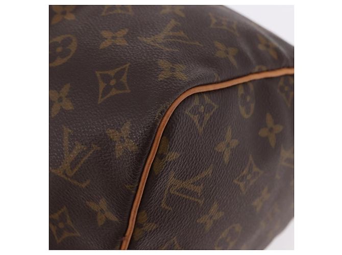 LOUIS VUITTON Monogram Speedy 30 Hand Bag M41526 LV Auth 200508SAV Monogramma - vista 16