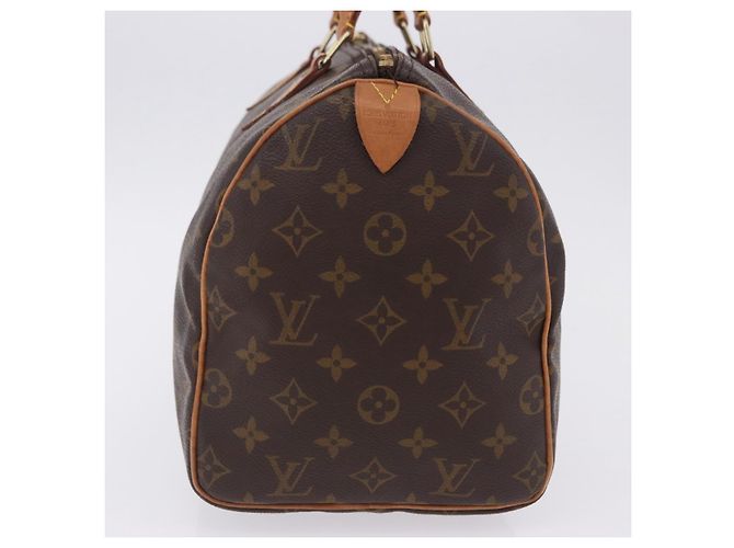 LOUIS VUITTON Monogram Speedy 30 Hand Bag M41526 LV Auth 200508SAV Monogramma - vista 4