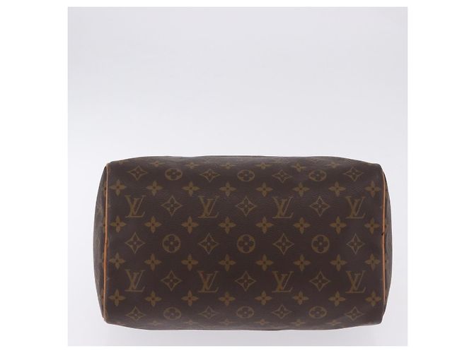 LOUIS VUITTON Monogram Speedy 30 Hand Bag M41526 LV Auth 200508SAV Monogramma - vista 5