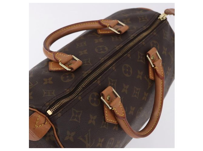 LOUIS VUITTON Monogram Speedy 30 Hand Bag M41526 LV Auth 200508SAV Monogramma - vista 6