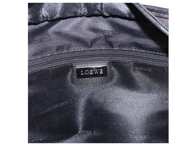 Borsa a mano LOEWE Amazona 36 in pelle Bronze Silver Auth 201931V Argento Bronzo - vista 18