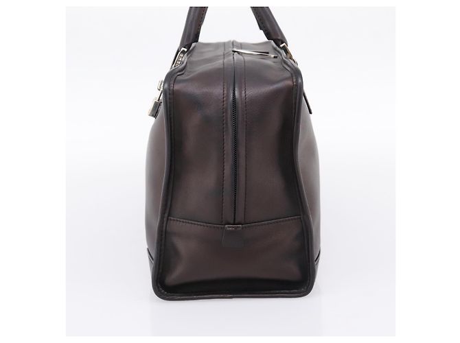 Borsa a mano LOEWE Amazona 36 in pelle Bronze Silver Auth 201931V Argento Bronzo - vista 4