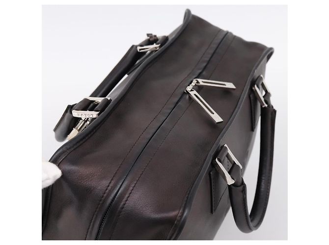 Borsa a mano LOEWE Amazona 36 in pelle Bronze Silver Auth 201931V Argento Bronzo - vista 6