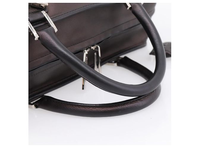Borsa a mano LOEWE Amazona 36 in pelle Bronze Silver Auth 201931V Argento Bronzo - vista 7