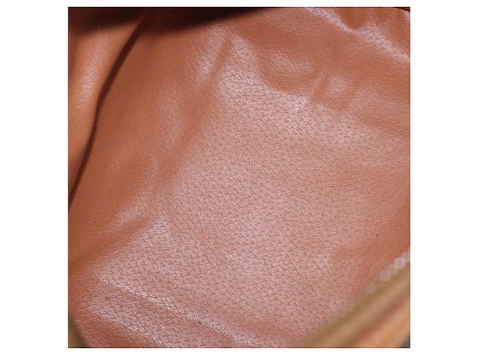 Edge Céline Borsa a mano CELINE Macadam Canvas PVC Leather 2way Brown Gold Auth 199479V Marrone D'oro - vista 10