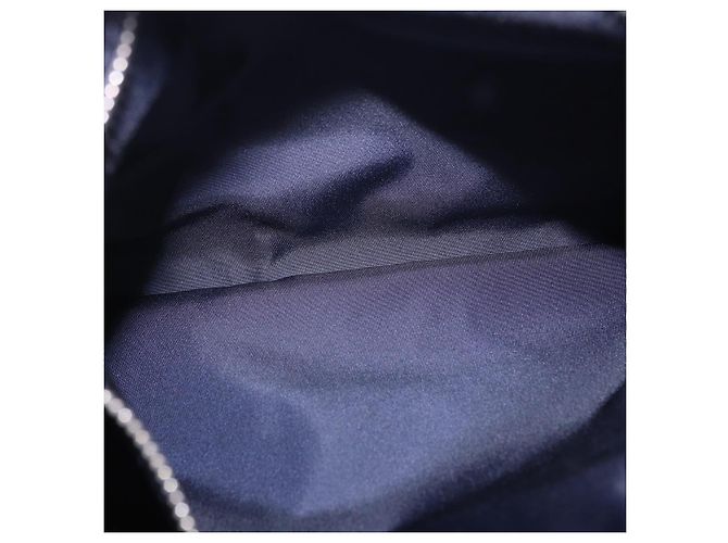 LOUIS VUITTON LV Cup V Line Cross Bag Leather Navy Silver M50443 LV Auth ka5969A Silber Marineblau - Ansicht 26