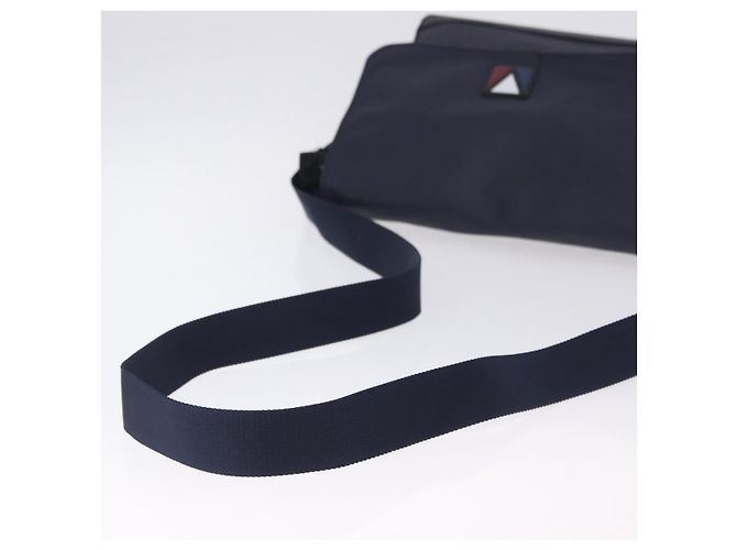 LOUIS VUITTON LV Cup V Line Cross Bag Leather Navy Silver M50443 LV Auth ka5969A Silber Marineblau - Ansicht 7
