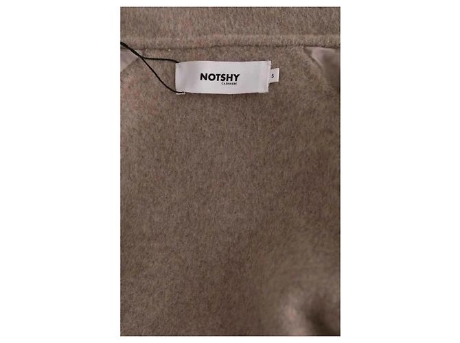 Autre Marque Abrigo Notshy de lana beige S - vista 5