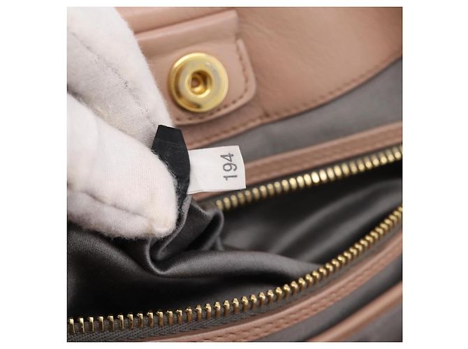 Miu Miu Handtasche Leder 2way Rosa Gold Auth 202002V Pink Golden - Ansicht 12