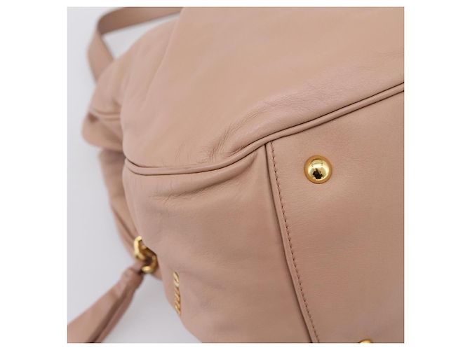 Miu Miu Handtasche Leder 2way Rosa Gold Auth 202002V Pink Golden - Ansicht 16