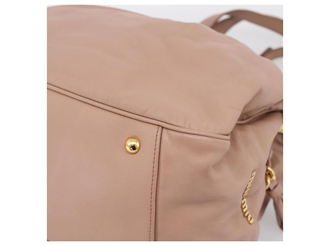 Miu Miu Handtasche Leder 2way Rosa Gold Auth 202002V Pink Golden - Ansicht 17