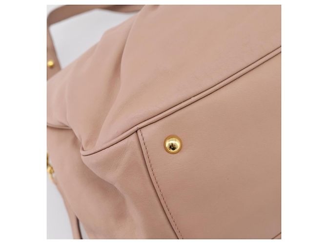 Miu Miu Handtasche Leder 2way Rosa Gold Auth 202002V Pink Golden - Ansicht 18