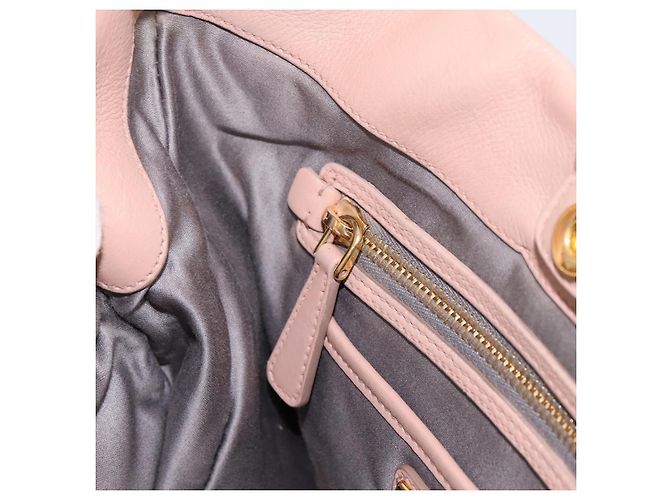 Miu Miu Handtasche Leder 2way Rosa Gold Auth 202002V Pink Golden - Ansicht 23