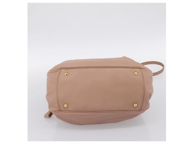 Miu Miu Handtasche Leder 2way Rosa Gold Auth 202002V Pink Golden - Ansicht 5