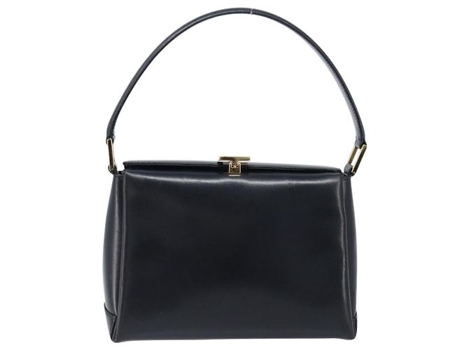Borsa GUCCI in pelle nera e oro 000 1448 1269 Auth 199097V Nero D'oro - vista 13