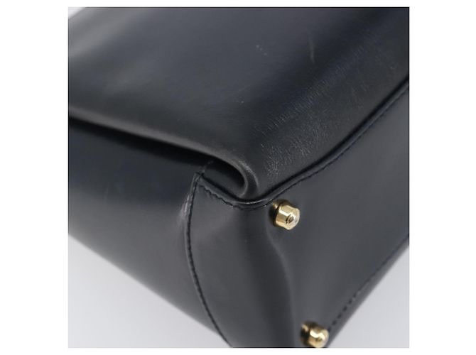 Borsa GUCCI in pelle nera e oro 000 1448 1269 Auth 199097V Nero D'oro - vista 14