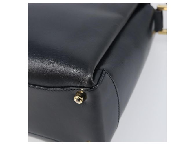 Borsa GUCCI in pelle nera e oro 000 1448 1269 Auth 199097V Nero D'oro - vista 15