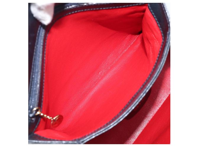 Borsa GUCCI in pelle nera e oro 000 1448 1269 Auth 199097V Nero D'oro - vista 21