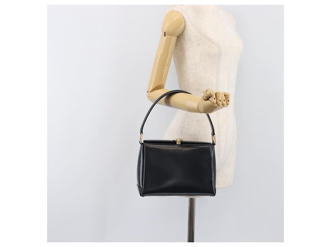 Borsa GUCCI in pelle nera e oro 000 1448 1269 Auth 199097V Nero D'oro - vista 24