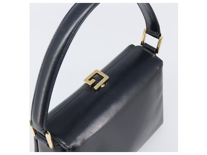 Borsa GUCCI in pelle nera e oro 000 1448 1269 Auth 199097V Nero D'oro - vista 6