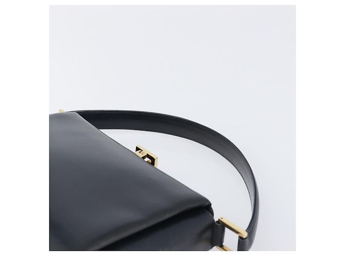 Borsa GUCCI in pelle nera e oro 000 1448 1269 Auth 199097V Nero D'oro - vista 8