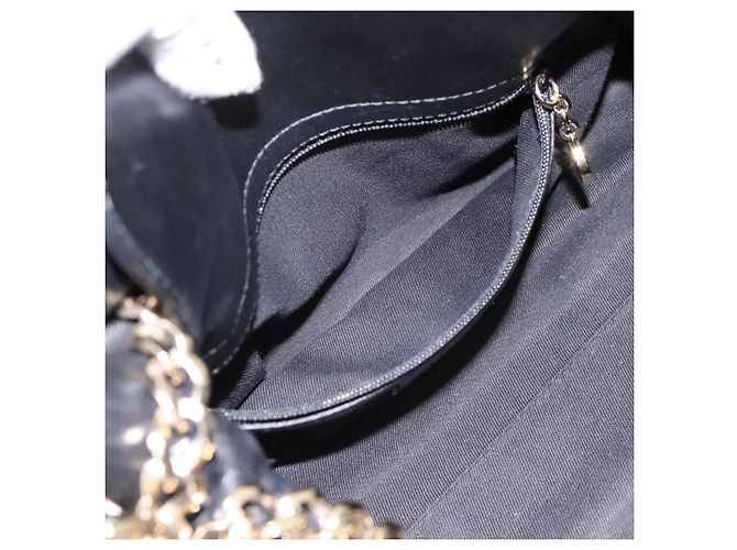 Bulgari Borsa a mano con catena BVLGARI in pelle tono oro Auth bs36845 - vista 20
