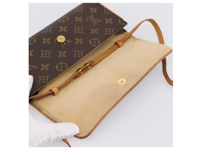 LOUIS VUITTON Monogram Pochette Twin GM Shoulder Bag M51852 LV Auth 202254 Monogramma - vista 10