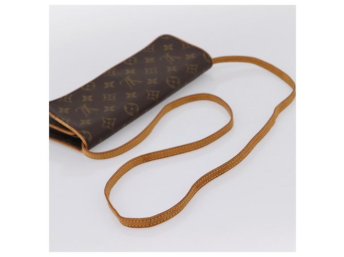 LOUIS VUITTON Monogram Pochette Twin GM Shoulder Bag M51852 LV Auth 202254 Monogramma - vista 7