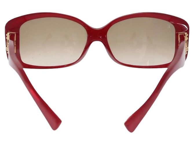LOUIS VUITTON Occhiali da sole Spouson GM Plastica Rosso Tono Oro Z0076E LV Auth BA15450 - vista 2