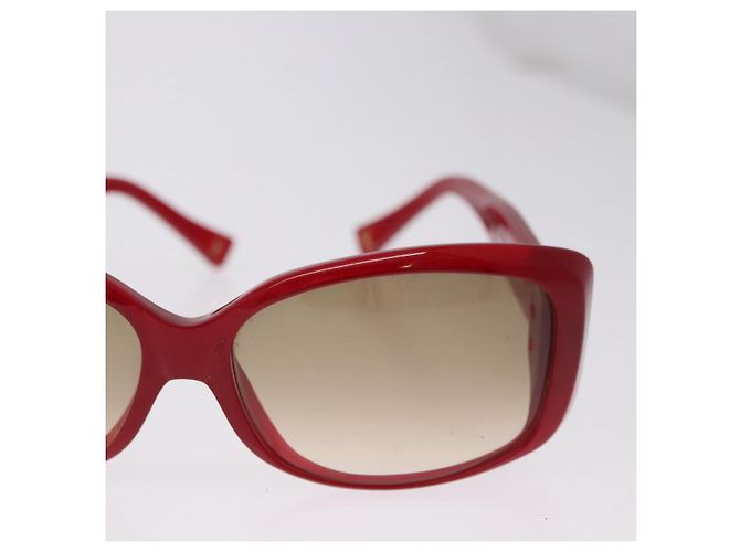 LOUIS VUITTON Occhiali da sole Spouson GM Plastica Rosso Tono Oro Z0076E LV Auth BA15450 - vista 4