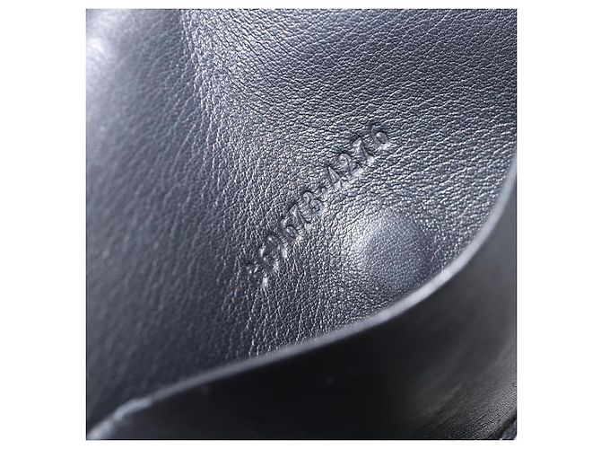 GUCCI Key Case Leather Black Silver Auth bs36907 Silvery - view 12