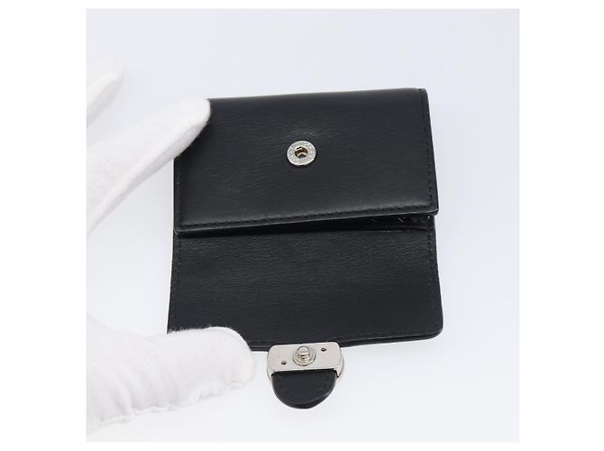 GUCCI Key Case Leather Black Silver Auth bs36907 Silvery - view 18
