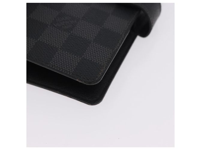 LOUIS VUITTON Damier Graphite Agenda MM Day Planner Cover R20242 LV Auth hk4077 - vista 15