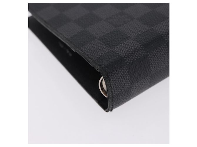 LOUIS VUITTON Damier Graphite Agenda MM Day Planner Cover R20242 LV Auth hk4077 - vista 17