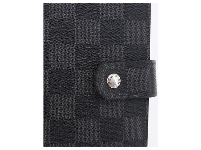 LOUIS VUITTON Damier Graphite Agenda MM Day Planner Cover R20242 LV Auth hk4077 - vista 18