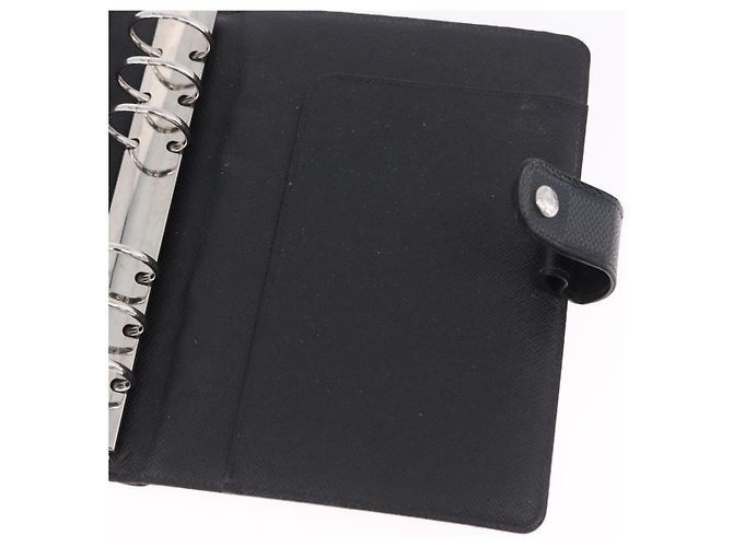 LOUIS VUITTON Damier Graphite Agenda MM Day Planner Cover R20242 LV Auth hk4077 - vista 21