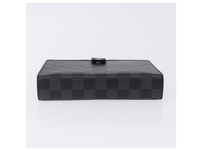 LOUIS VUITTON Damier Graphite Agenda MM Day Planner Cover R20242 LV Auth hk4077 - vista 4