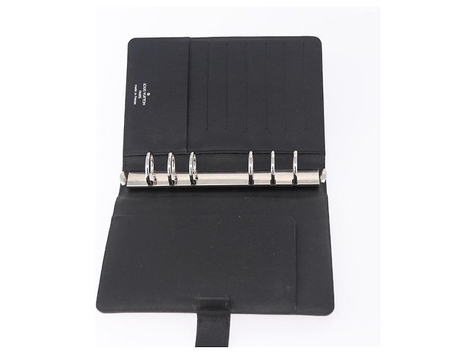 LOUIS VUITTON Damier Graphite Agenda MM Day Planner Cover R20242 LV Auth hk4077 - vista 8