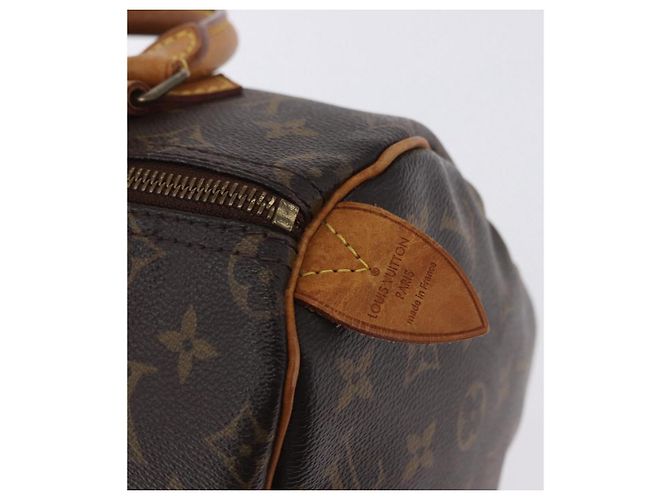 Borsa a mano LOUIS VUITTON Monogram Speedy 25 M41528 LV Auth ka5943V Monogramma - vista 18