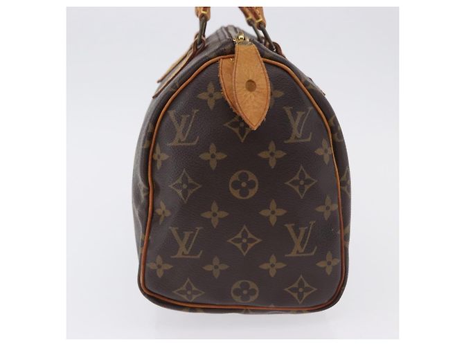 Borsa a mano LOUIS VUITTON Monogram Speedy 25 M41528 LV Auth ka5943V Monogramma - vista 3