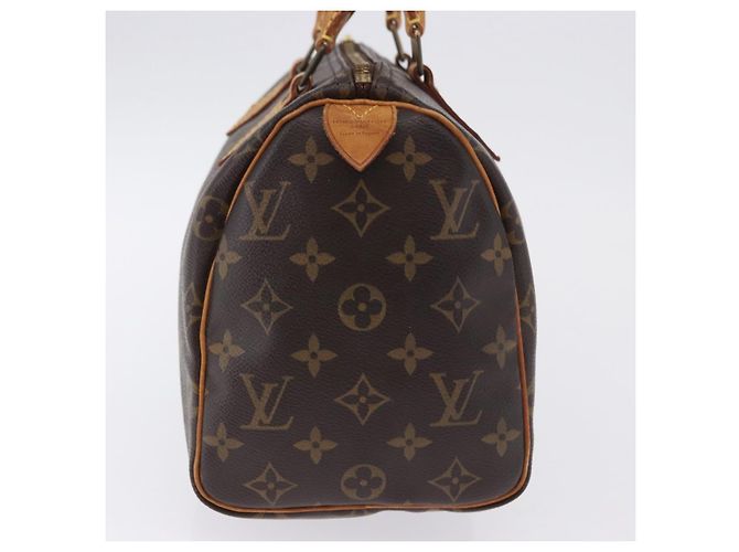 Borsa a mano LOUIS VUITTON Monogram Speedy 25 M41528 LV Auth ka5943V Monogramma - vista 4