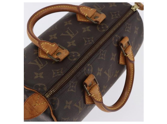 Borsa a mano LOUIS VUITTON Monogram Speedy 25 M41528 LV Auth ka5943V Monogramma - vista 6