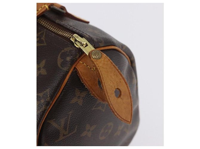 Borsa a mano LOUIS VUITTON Monogram Speedy 25 M41528 LV Auth ka5943V Monogramma - vista 9