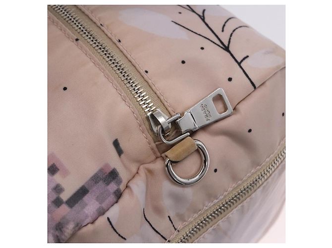 Bolso Tote PRADA Nylon Rosa Plata Auth 202215 - vista 21